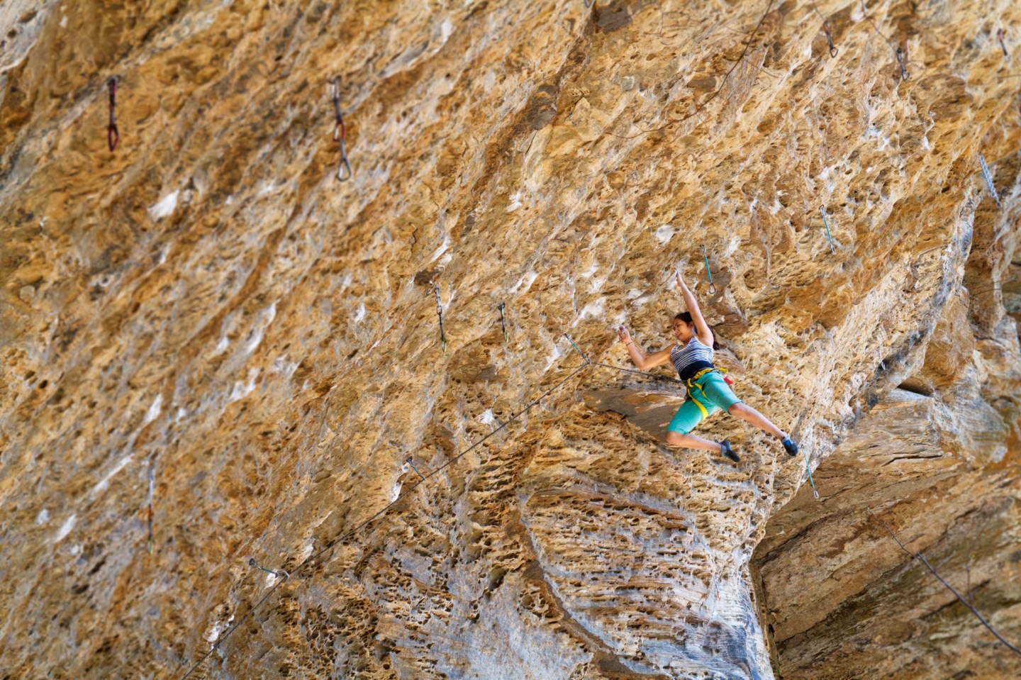 Arabella Jariel on "Ultraperm" at the Red River Gorge